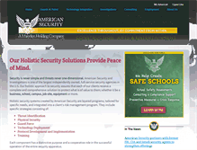Tablet Screenshot of americansecurityllc.com